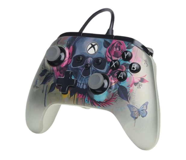 PowerA Pad przewodowy Advantage Plus Mroczny rozkwit - Xbox X/S - 1511242 - zdjęcie